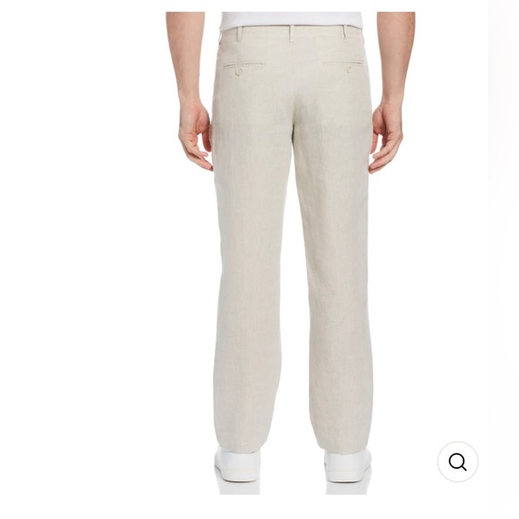 Perry Ellis Men’s Drawstring Linen Pant - 40” - Picture 2 of 10